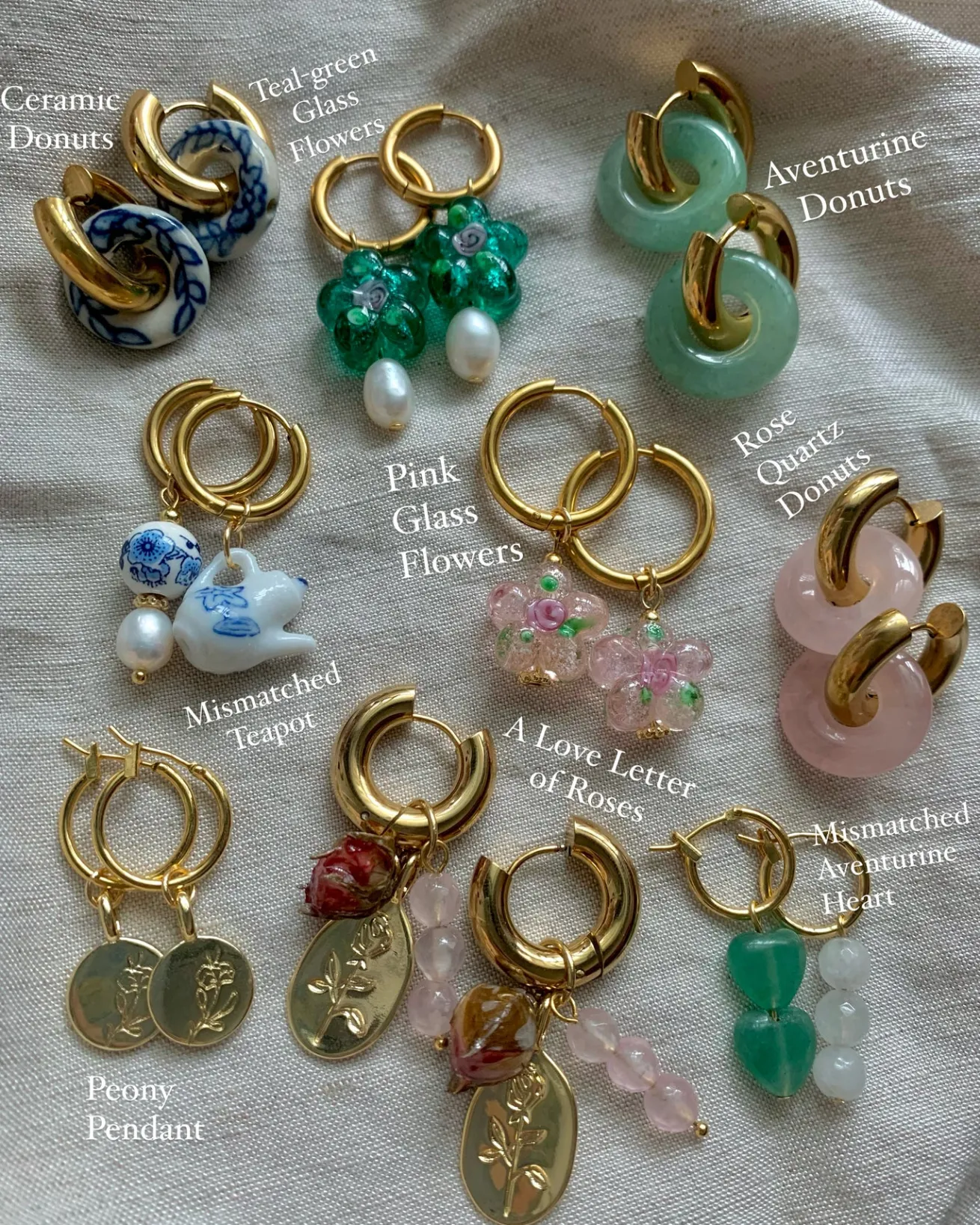 A Love Letter of Roses Chunky Hoop Earrings