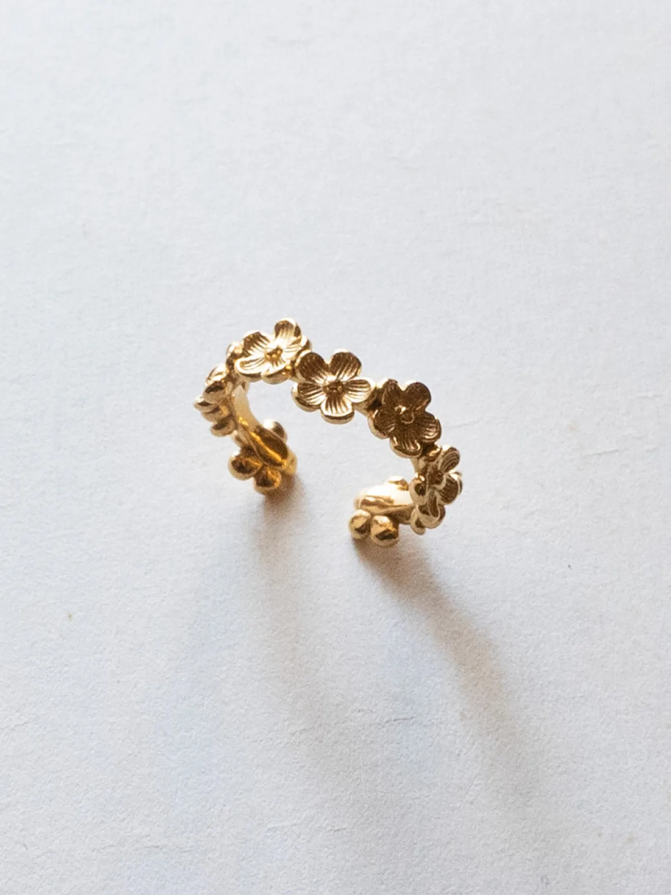 Ancient Flower Ring - Gold
