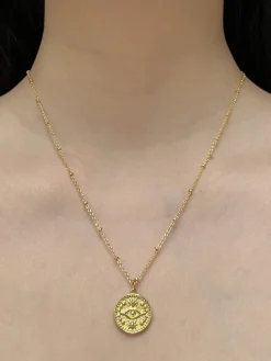 Ancient Protection Charm Necklace - Evil Eye