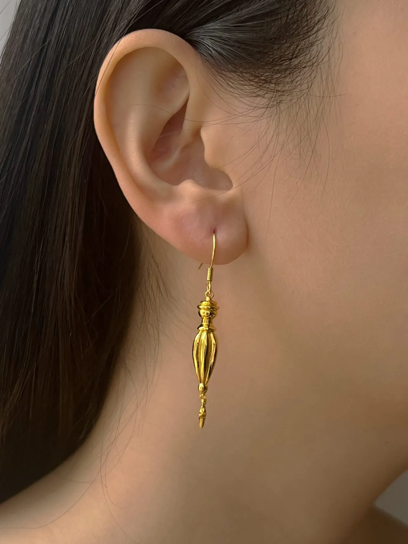 Antique Vase Dangling Earrings