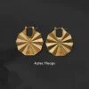 Aztec Gold Hoops