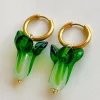 Bok Choy Hoops - Dark Green