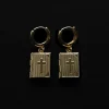 Book Locket Huggies - Gold