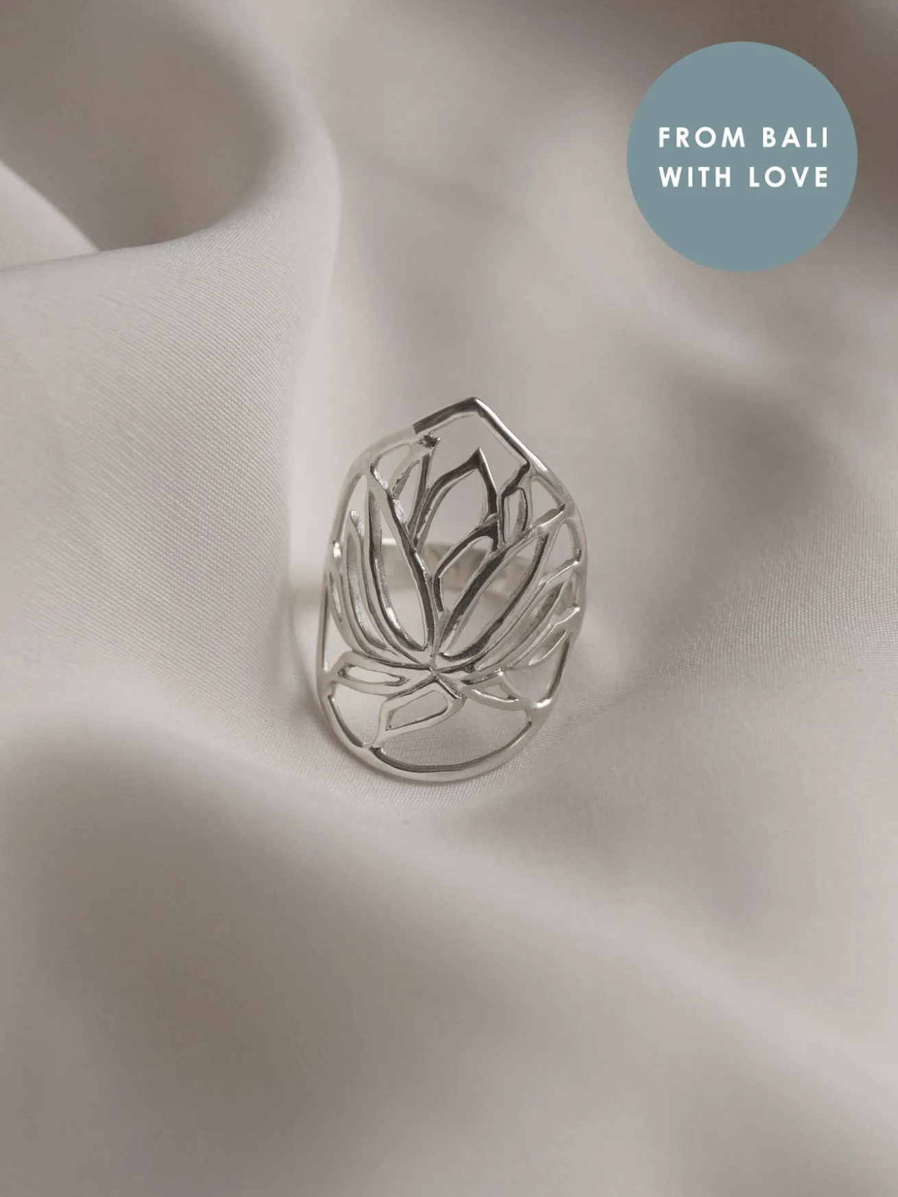 BULAN (Lotus) Ring // GABI EXCLUSIVE