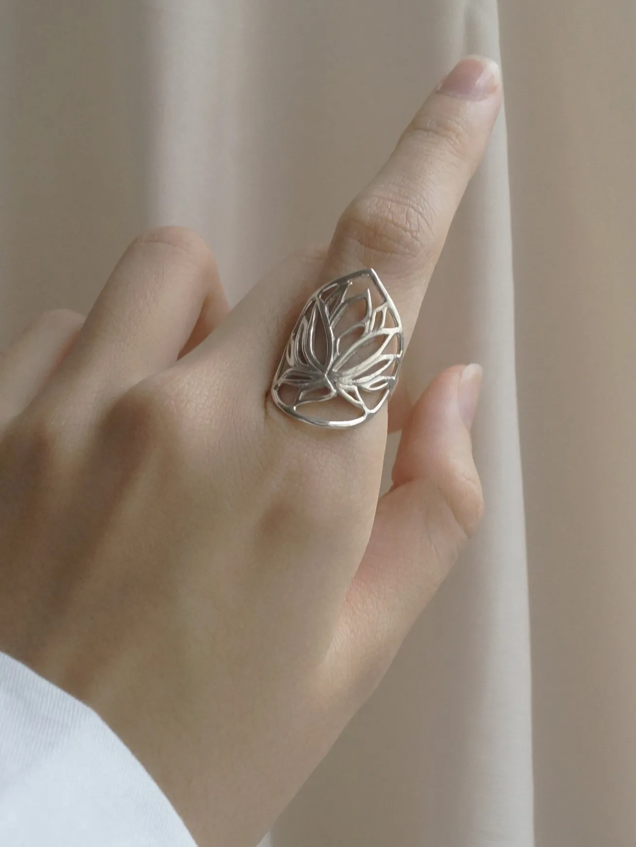 BULAN (Lotus) Ring // GABI EXCLUSIVE