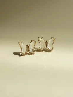 Butterfly Earstuds - Clear *S925 Earposts