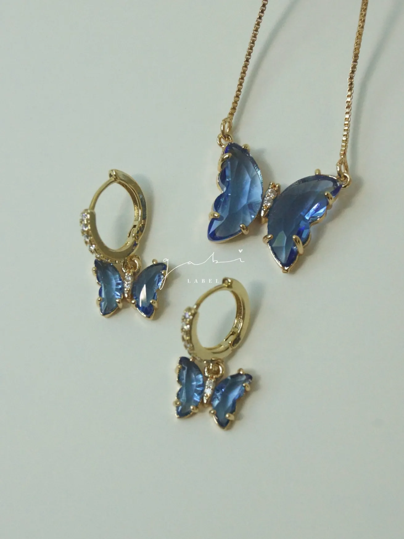 Butterfly Gift Set - Cornflower Blue