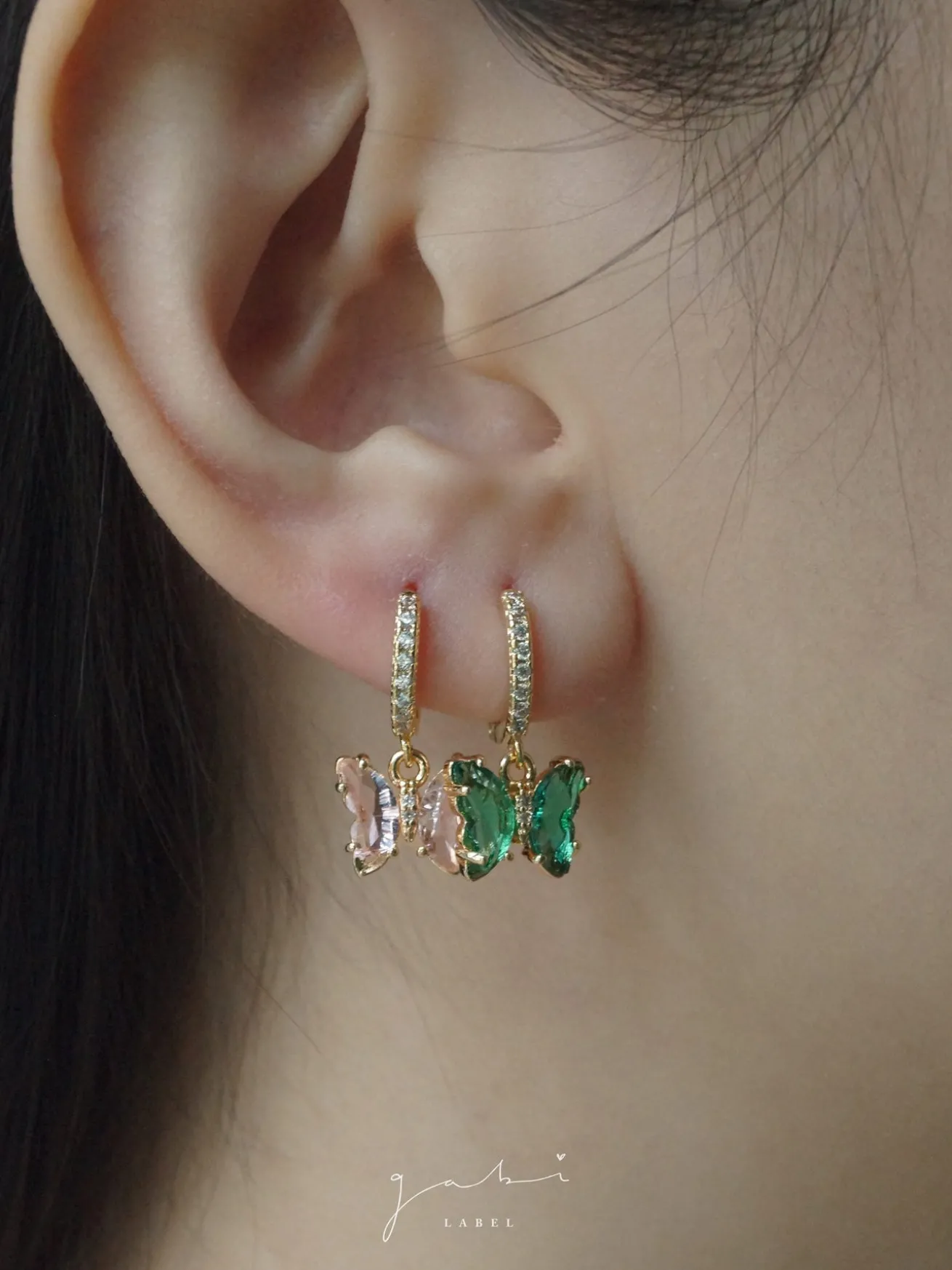 Butterfly Gift Set - Emerald Green
