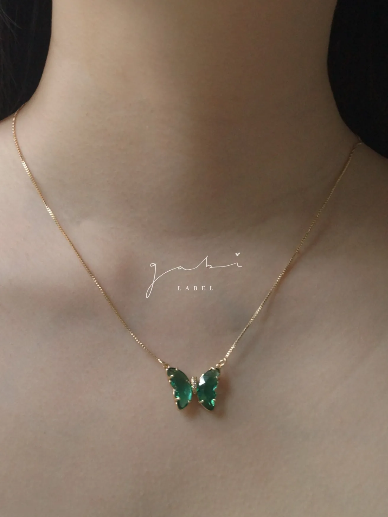 Butterfly Gift Set - Emerald Green