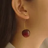 Cherié (Cherry) Earrings *Gold-plated stems