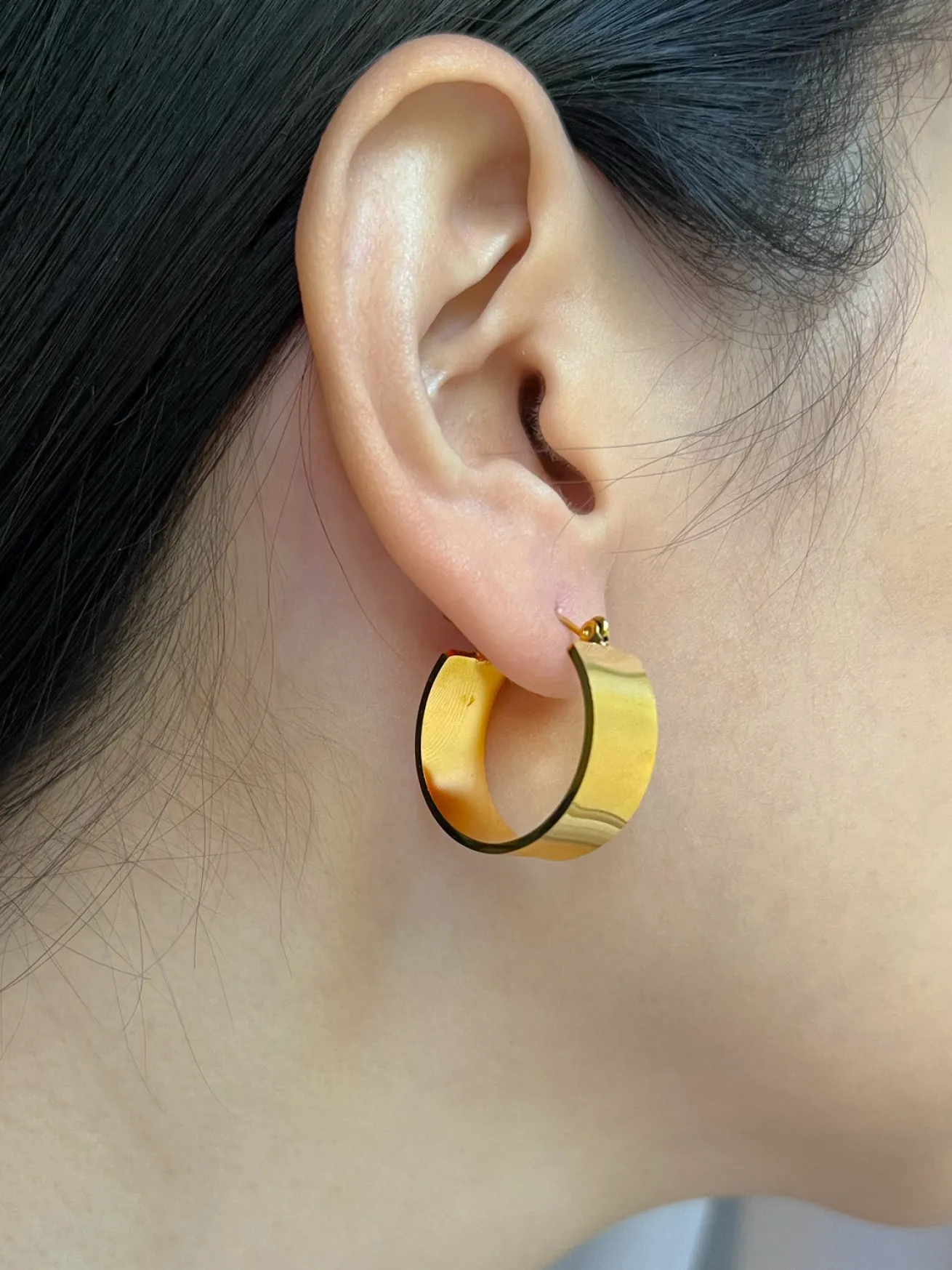 Chic Bold Hoops
