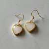 Chubby Heart Jade Earrings