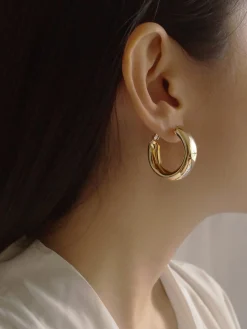 Chunky Essential Hoops - Gold