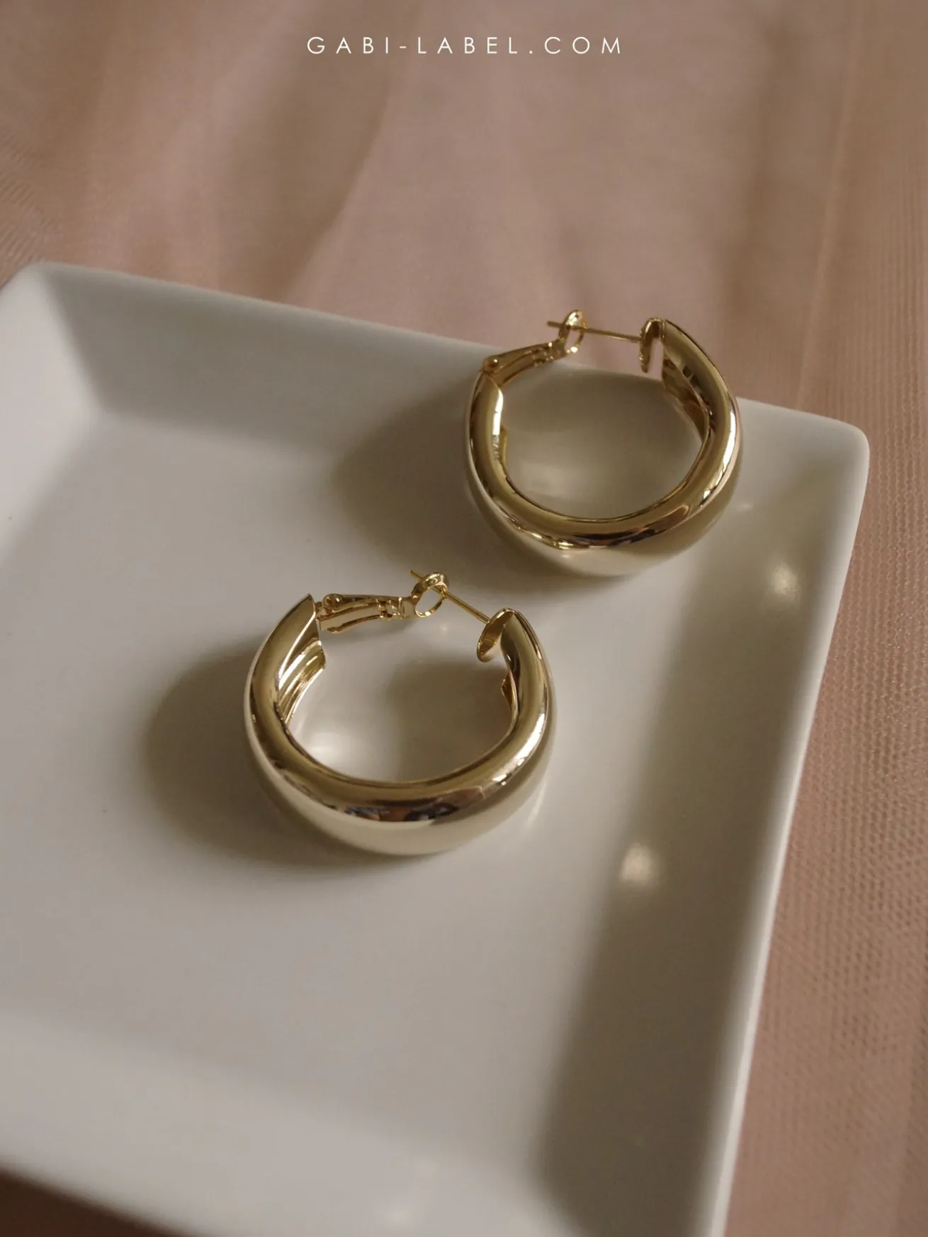 Chunky Essential Hoops - Gold