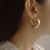 Chunky Gold Hoops