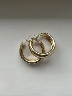 Chunky Gold Hoops