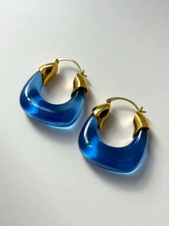 Chunky Hoops - Eclectic Blue