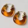 Chunky Vintage Hoops - Ginger
