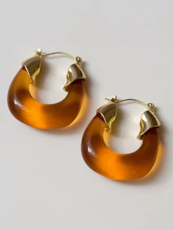 Chunky Vintage Hoops - Ginger