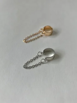 Classic Chain Ear Cuff - Silver