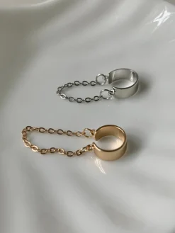 Classic Chain Ear Cuff - Silver