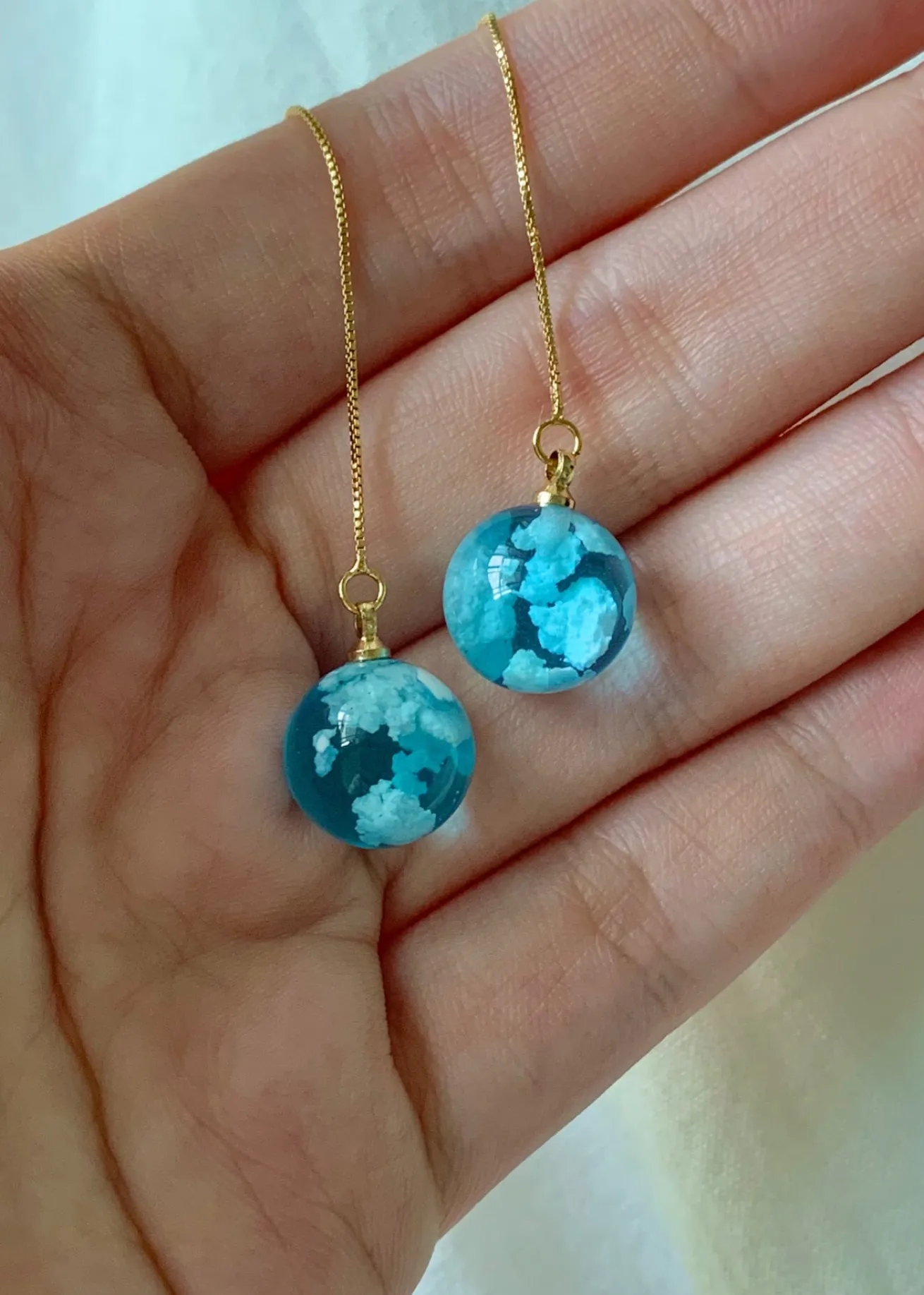 CLOUD Dangles *18K Gold-plated