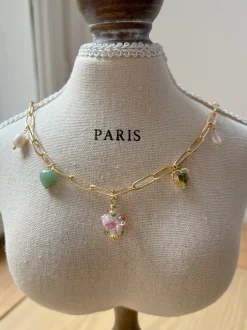 DAINTY FLOWER Heart Lockets Gift Set