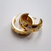 Daisy Enamel Stainless Steel Hoops