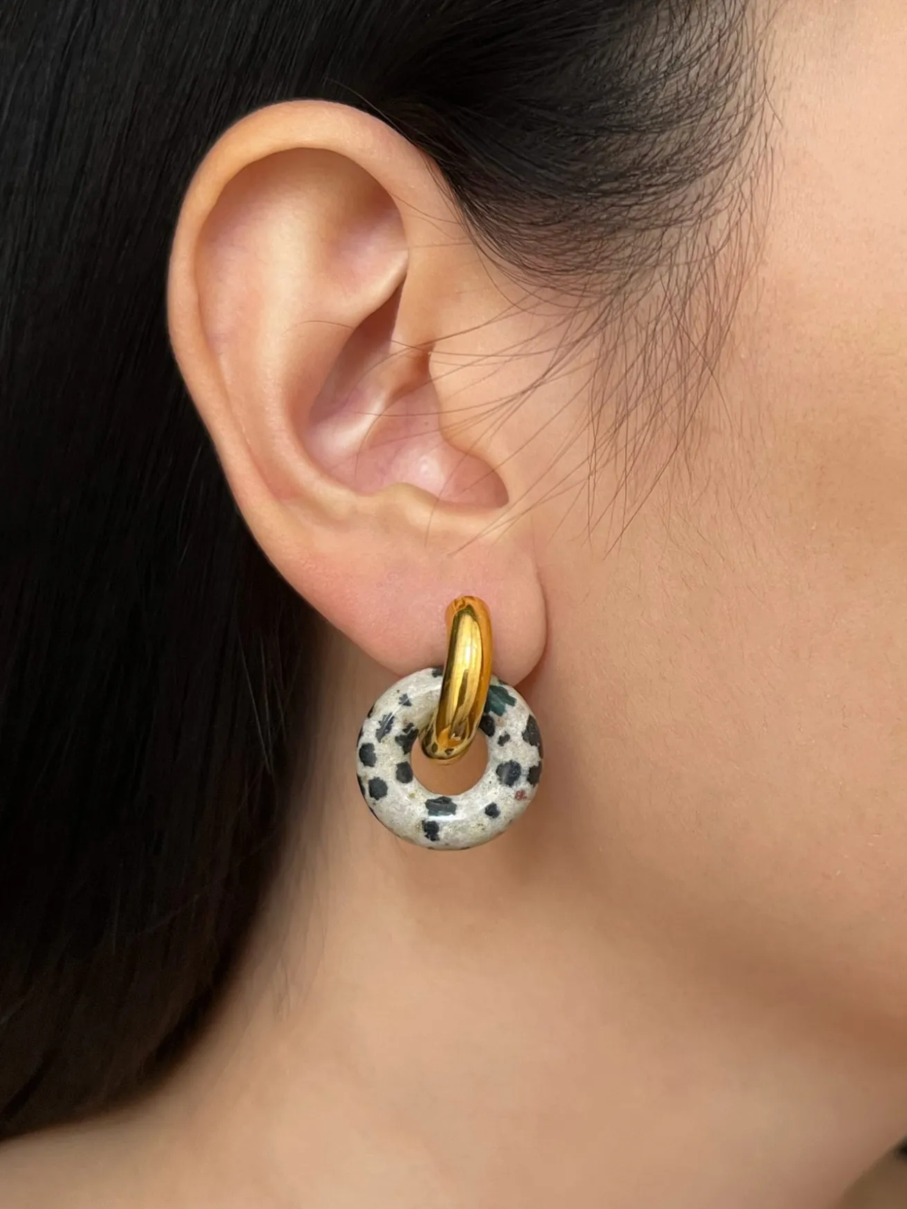 Donut Hoops - Polka Dot Stone