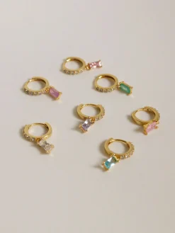 DREAM Huggies - Clear *18K Gold-plated
