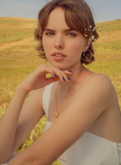 DREAM Huggies - Clear *18K Gold-plated