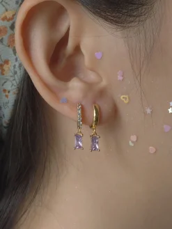 DREAM Huggies - Lilac *18K Gold-plated