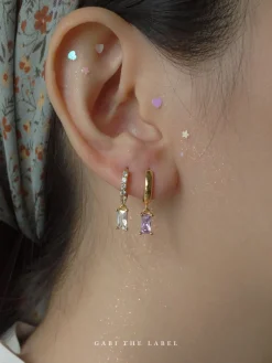 DREAM Huggies - Lilac *18K Gold-plated