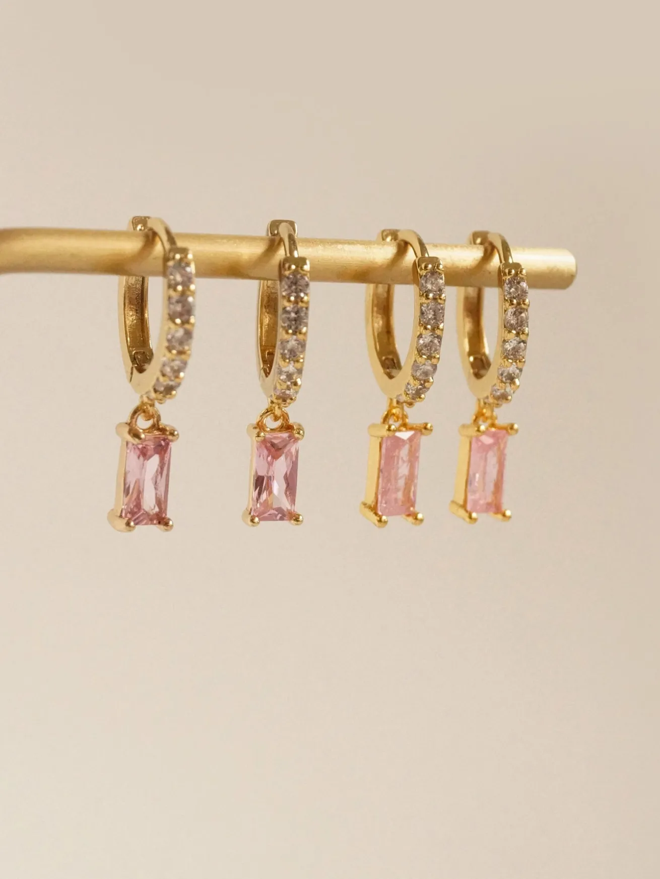 DREAM Huggies - Pink Crush *18K Gold-plated
