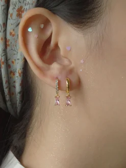 DREAM Huggies - Pink *18K Gold-plated