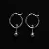 Droplet Hoops - Silver