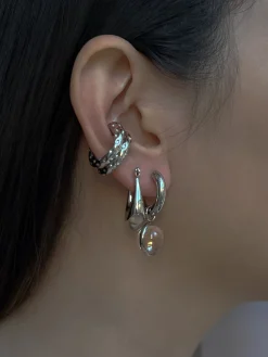 El Dorado Ear Cuffs - Silver