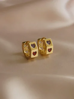 ELLA Huggies - Multicolour *Gold-plated