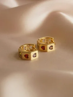 ELLA Huggies - Multicolour *Gold-plated