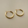 Essential Thin Hoops - Small *18K Gold-plated S925