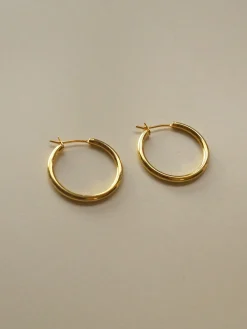 Essential Thin Hoops - Small *18K Gold-plated S925