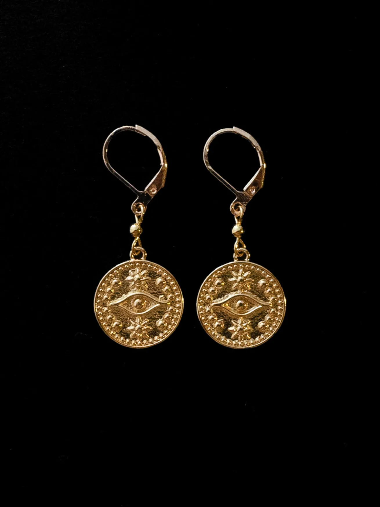 Evil Eye Pendant Earrings