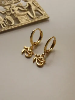 Eye of Horus Huggies *18K Gold-plated