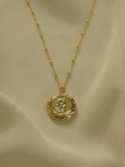 Flower Locket Necklace *14K Gold-plated