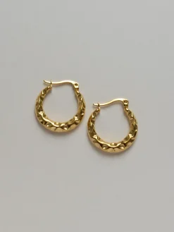 Fluid Gold Hoops