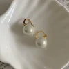 Gabi Pearl Earrings *18k Gold-plated