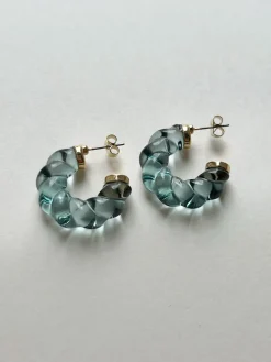 Glacial Hoops - Turquoise