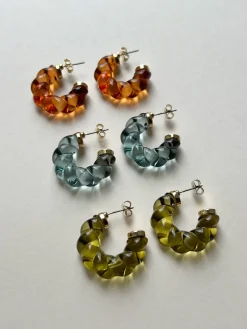 Glacial Hoops - Turquoise