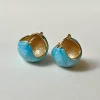 Glazed Donut Ball Hoops - Blue Icing