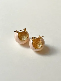 Glazed Donut Ball Hoops - Pink Icing